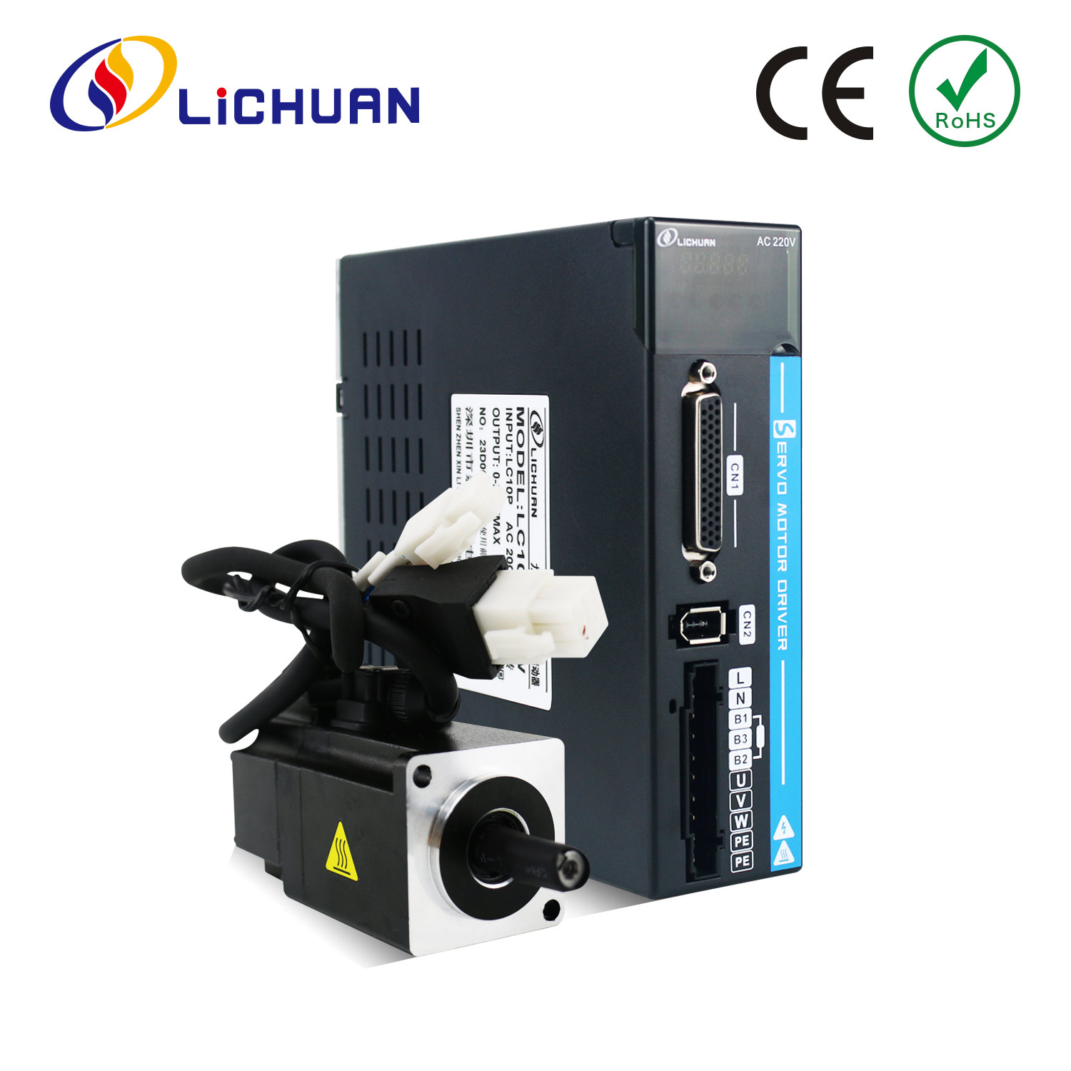 Prinsip motor servo AC magnet permanen