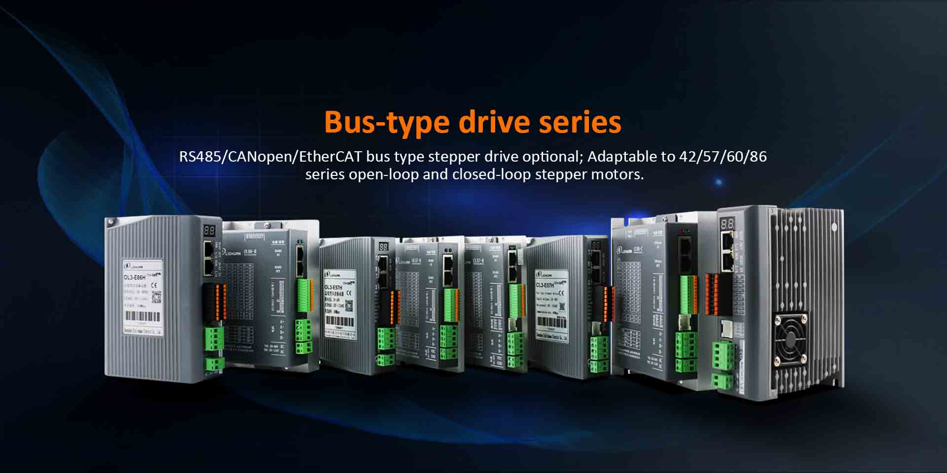 Pabrik Kit Driver Motor Stepper Tipe Bus Loop Tertutup Loop Tertutup EtherCAT/RS485/CANopen Tiongkok