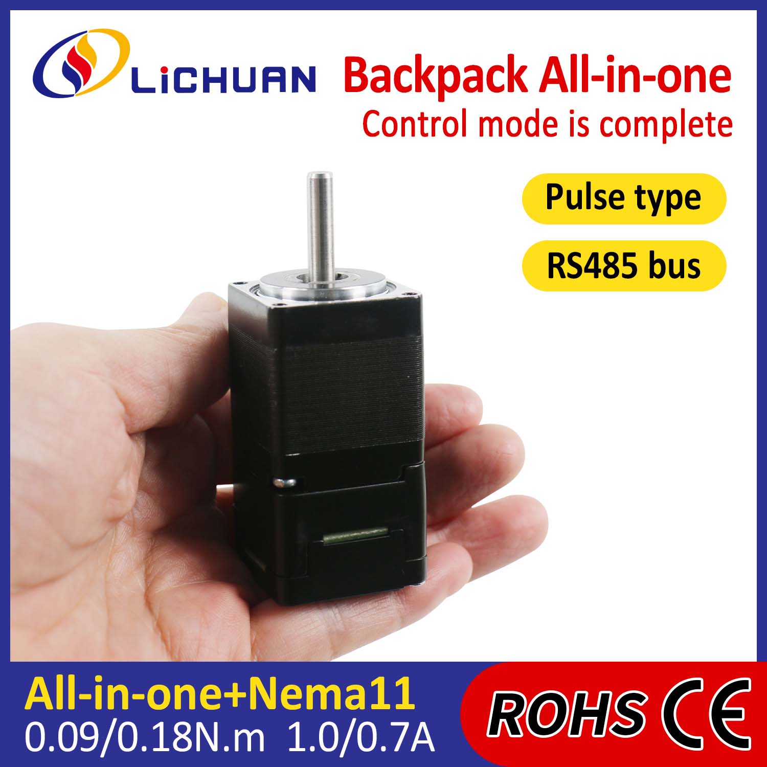 Jenis Ransel Nema11 Open Loop Tertutup Loop Motor Stepper Terpadu